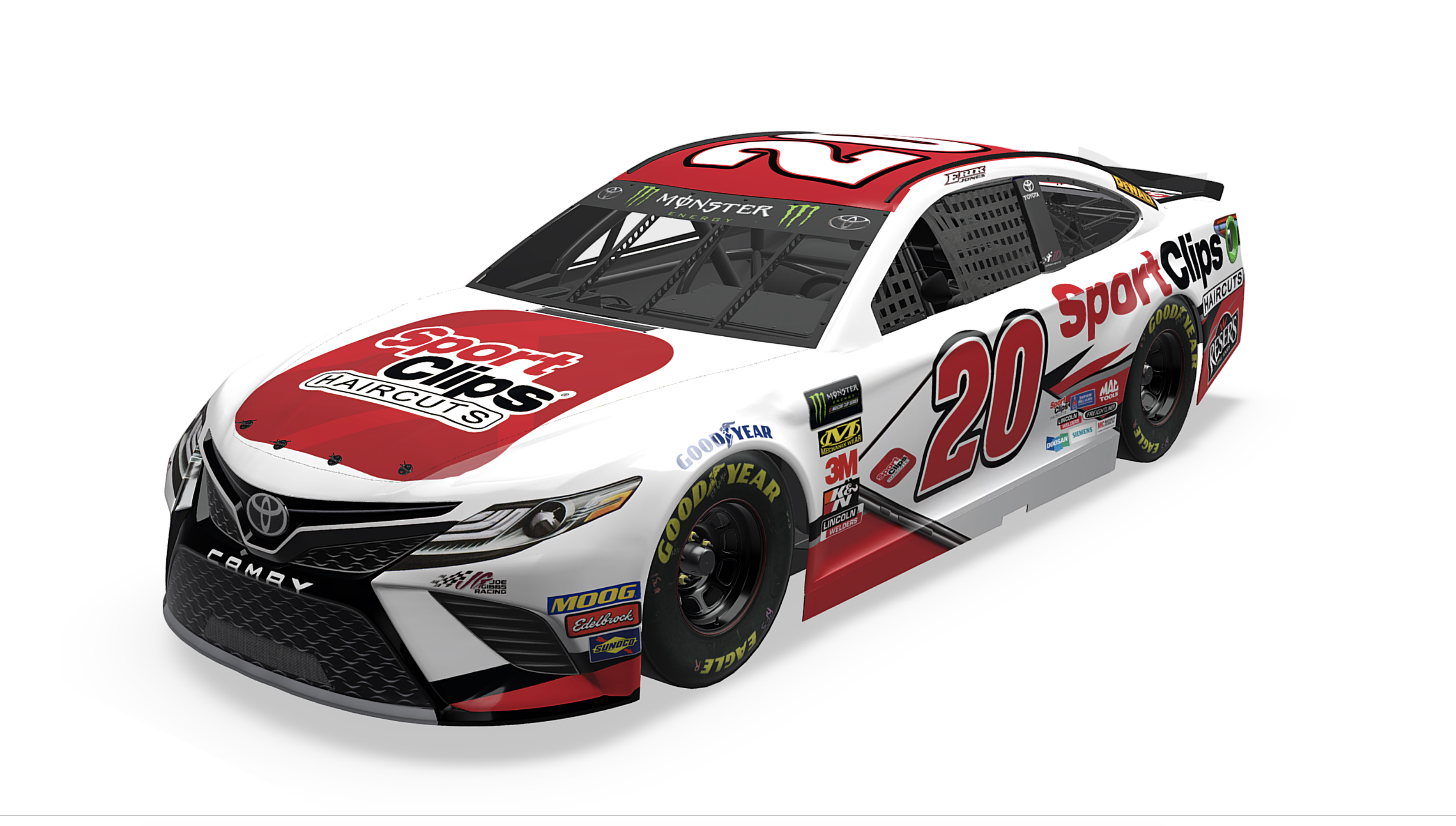 Sport Clips NASCAR race car